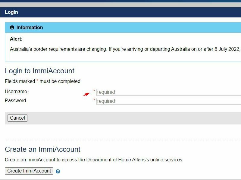 Thủ tục xin visa Úc: Bước đầu, bạn cần tạo tài khoản online
