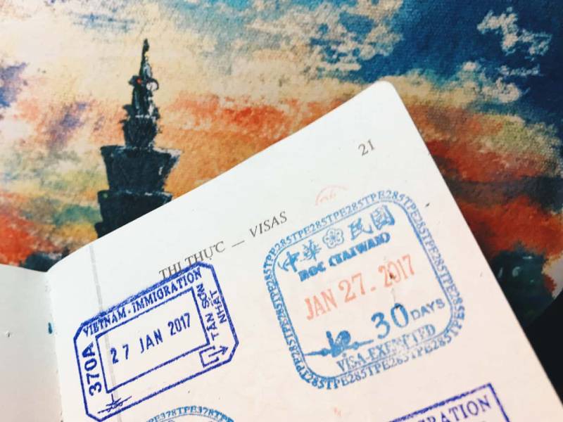 Visa Đài Loan thường ở dạng văn bản hoặc kèm vào hộ chiếu