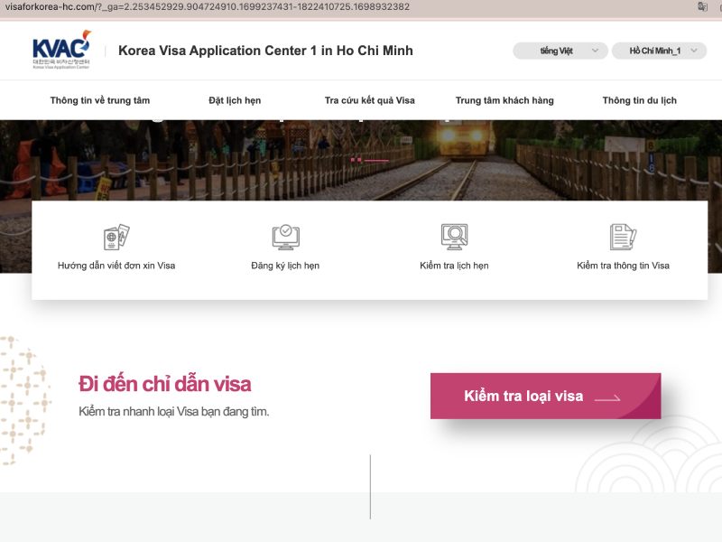 Xin visa Hàn Quốc thông qua trung tâm KVAC