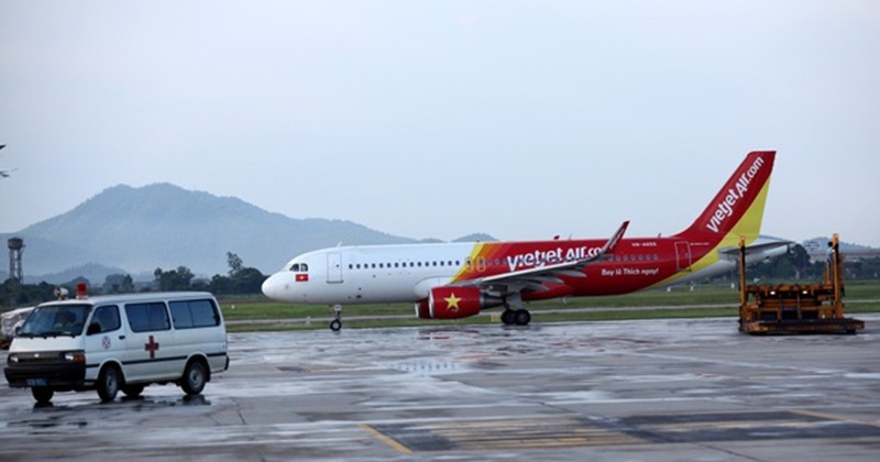 Máy bay Vietjet hạ cánh khẩn cấp ở Đài Loan