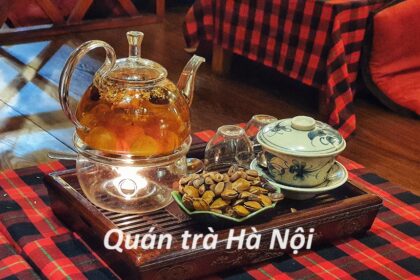 Quán trà Hà Nội đông khách, quán trò nổi tiếng Hà Nội đáng thử.