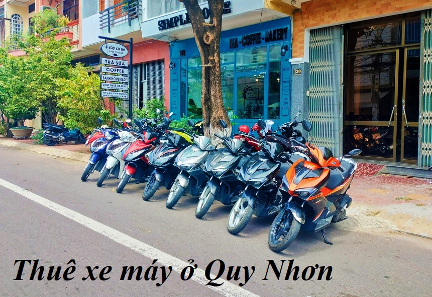 Cho thuê xe máy Quy Nhơn giá rẻ, thuê xe máy ở Quy Nhơn.