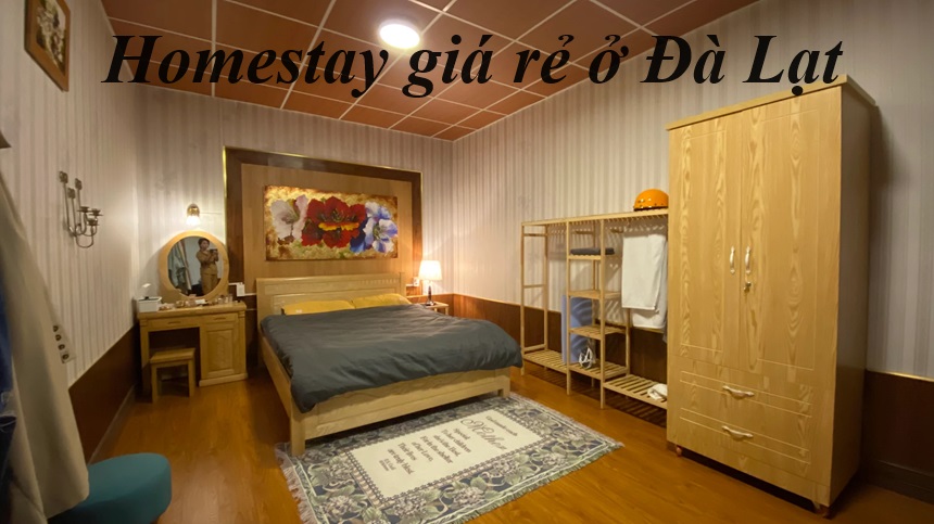 Top homestay giá rẻ Đà Lạt dành cho cặp đôi, tiện nghi đầy đủ.