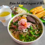 Quán bún bò Huế ngon Hà Nội giá rẻ thích hợp đến ăn sáng.