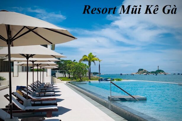 Danh sách resort Mũi Kê Gà, các resort vị trí nằm gần biển.