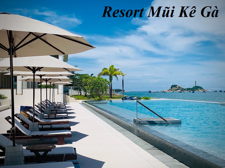 Danh sách resort Mũi Kê Gà, các resort vị trí nằm gần biển.